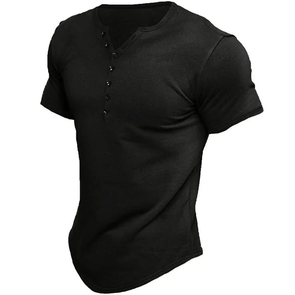 VintageMax | Męska koszulka Henley