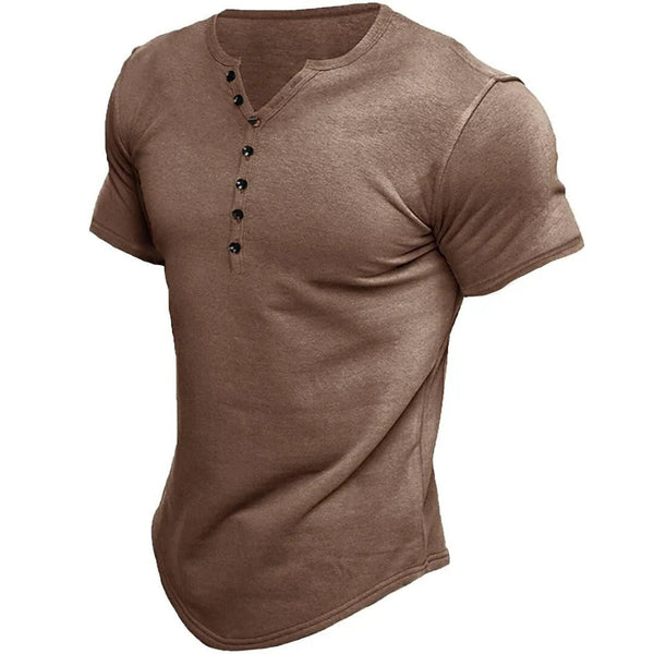 VintageMax | Męska koszulka Henley