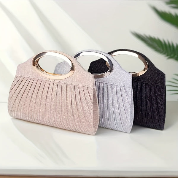 Torebka damska elegancka | Wieczorowa torba z magnetycznym zapięciem
