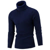 Męski sweter typu golf w warkocze