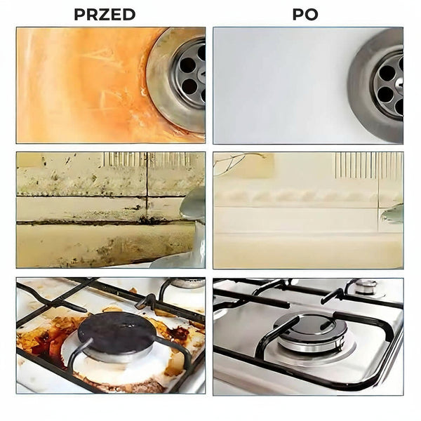 Mocny środek czyszczący w piance