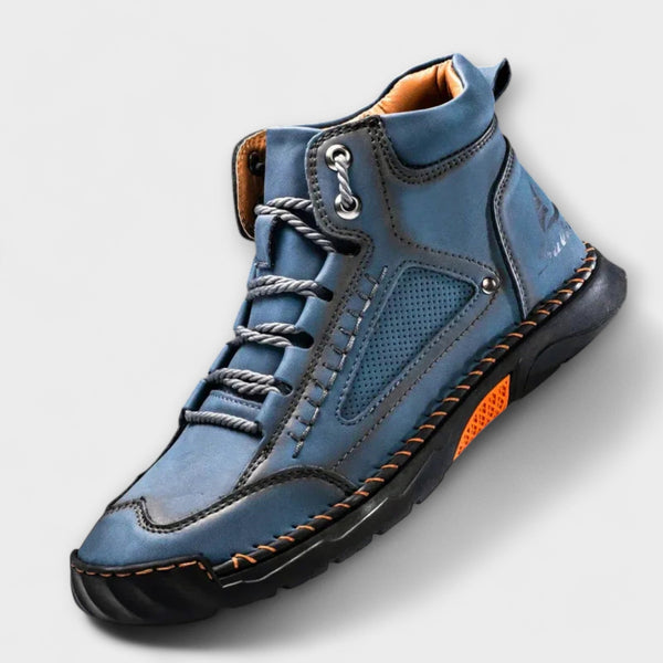 Wysokie skórzane buty męskie | Eleganckie buty zimowe