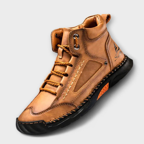 Wysokie skórzane buty męskie | Eleganckie buty zimowe