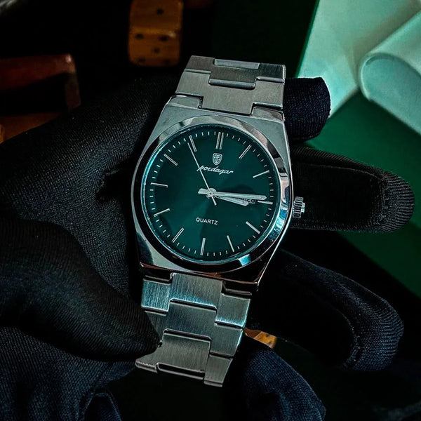 Zegarek męski | Klasyczny i elegancki zegarek na stalowej bransolecie