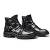 Skórzane męskie buty typu biker | Boots