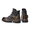 Skórzane męskie buty typu biker | Boots