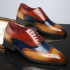 Skórzane brogsy męskie | Eleganckie buty wizytowe Cambridge