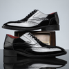 Skórzane brogsy męskie | Eleganckie buty wizytowe Cambridge