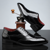 Skórzane brogsy męskie | Eleganckie buty wizytowe Cambridge