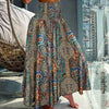 Spódnica Boho w kształcie litery A z wysokim stanem | Na elegancki letni look