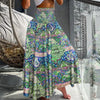 Spódnica Boho w kształcie litery A z wysokim stanem | Na elegancki letni look
